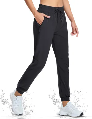 MAGCOMSEN Women's Hiking Pants Lightweight Quick Dry Athletic Running Joggers with Pockets Outdoor Travel Sweatpants