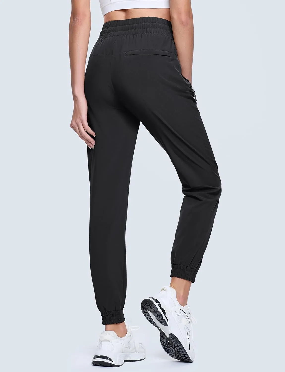 MAGCOMSEN Women's Hiking Pants Lightweight Quick Dry Athletic Running Joggers with Pockets Outdoor Travel Sweatpants