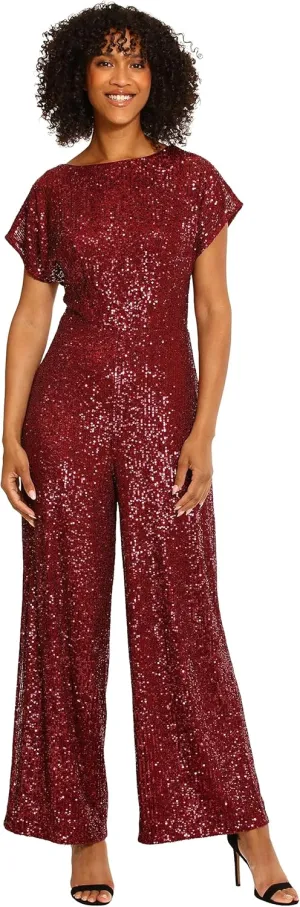 Maggy London womens Wide Neck Jumpsuit