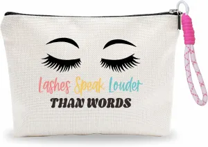 Make up Bag For Women,Small Cosmetic Bag With Pink Hand Strap,Travel Toiletry Bag,Eye Makeup Storage Bag,Stuff Bag,Gift For Friends Girls Teen,Makeup Bag Organizer Accessories-A25