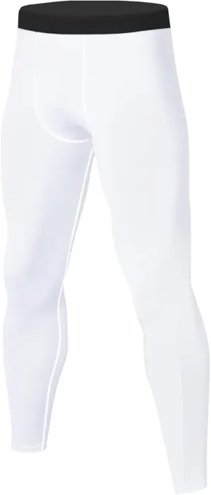 Mens Compression Pants Athletic Running Leggings Workout Tights Quick Dry Base Layer Basketball Sports Underpants