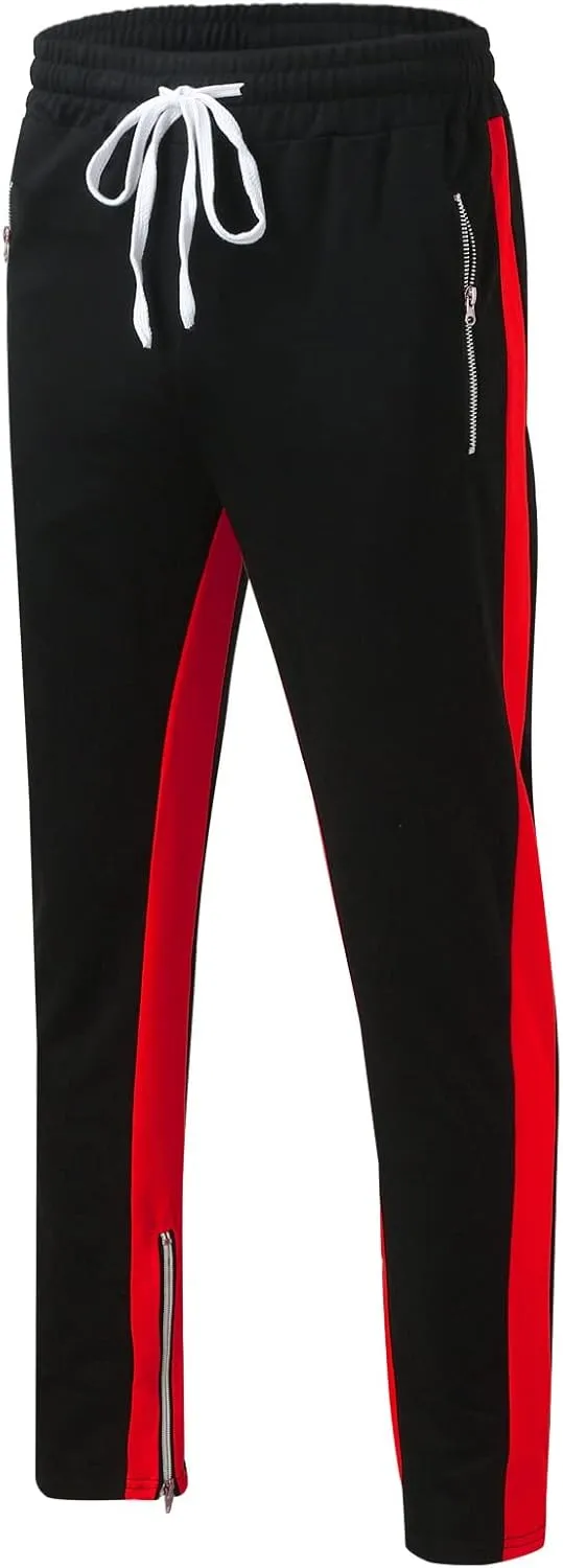 Mens Hiking Outdoor Recreation Pants Fleece Sweat Pants Mens Baggy Pants Joggers with Pockets Mens Sweatpants Fleece