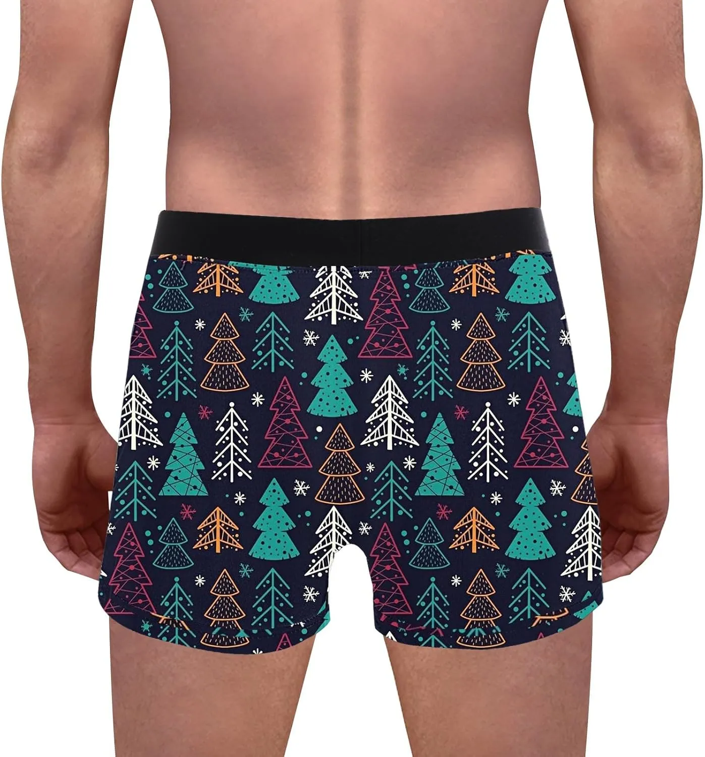Mens Silk Underwear Pure Cotton Grapheness Pants Personality Mid Waist Underwear Men Clothes Men'S Boxer Briefs
