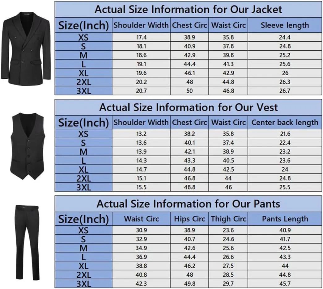 Mens Suit Plaid Slim Fit 3 Pieces Checked Casual Tuxedo Formal Suits for Men Wedding Business Party Blazer Vest Pants Set