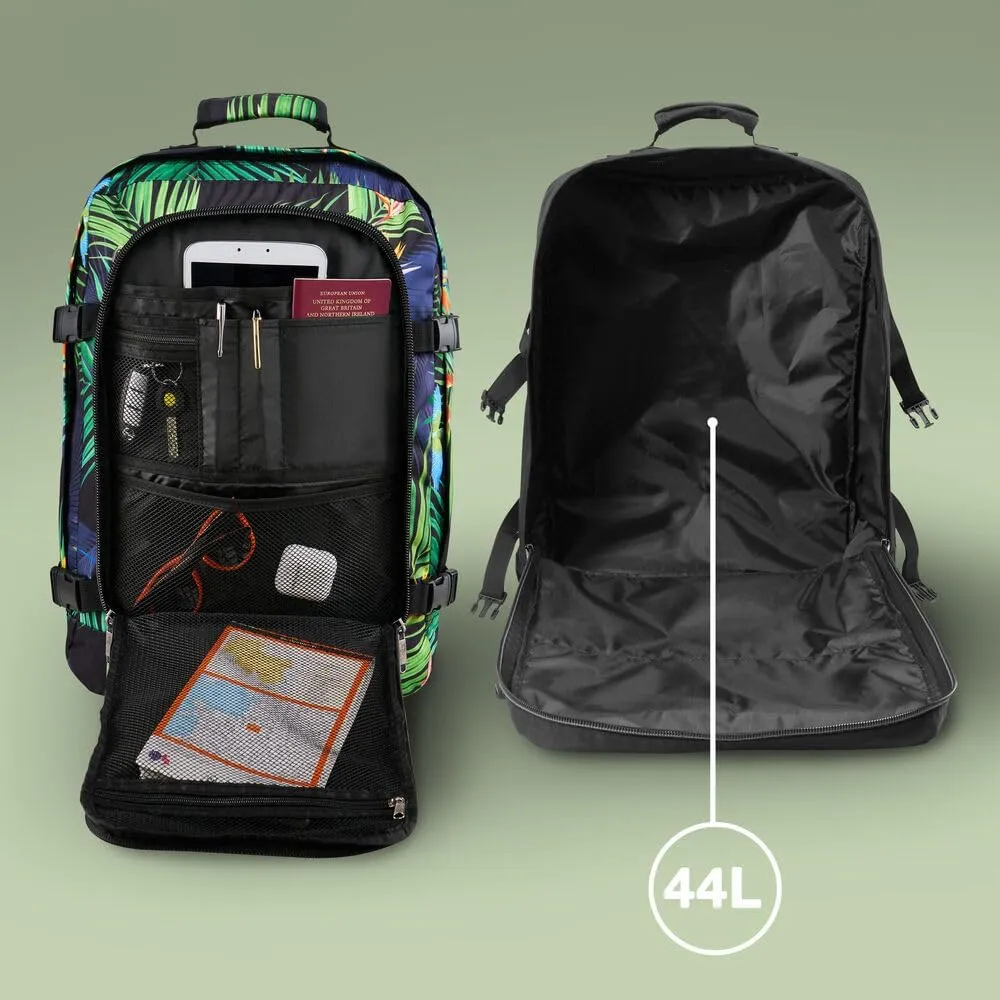 Metz 44L Travel Backpack Carry on Luggage Sized 55x40x20cm (22x16x8) Lightweight