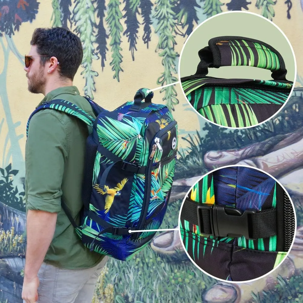 Metz 44L Travel Backpack Carry on Luggage Sized 55x40x20cm (22x16x8) Lightweight