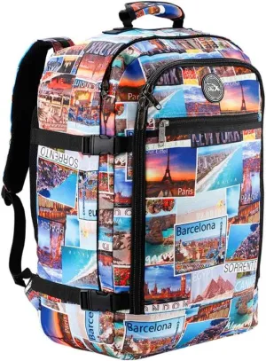 Metz Travel Backpack for Women and Men Carry on Luggage Sized 22x14x9"