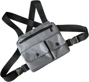 Milisten Chest Bag for Portable Pack Casual Outdoor Utility Vest Bag for Shopping Travel Hiking Stylish and Durable Design Present for Friends