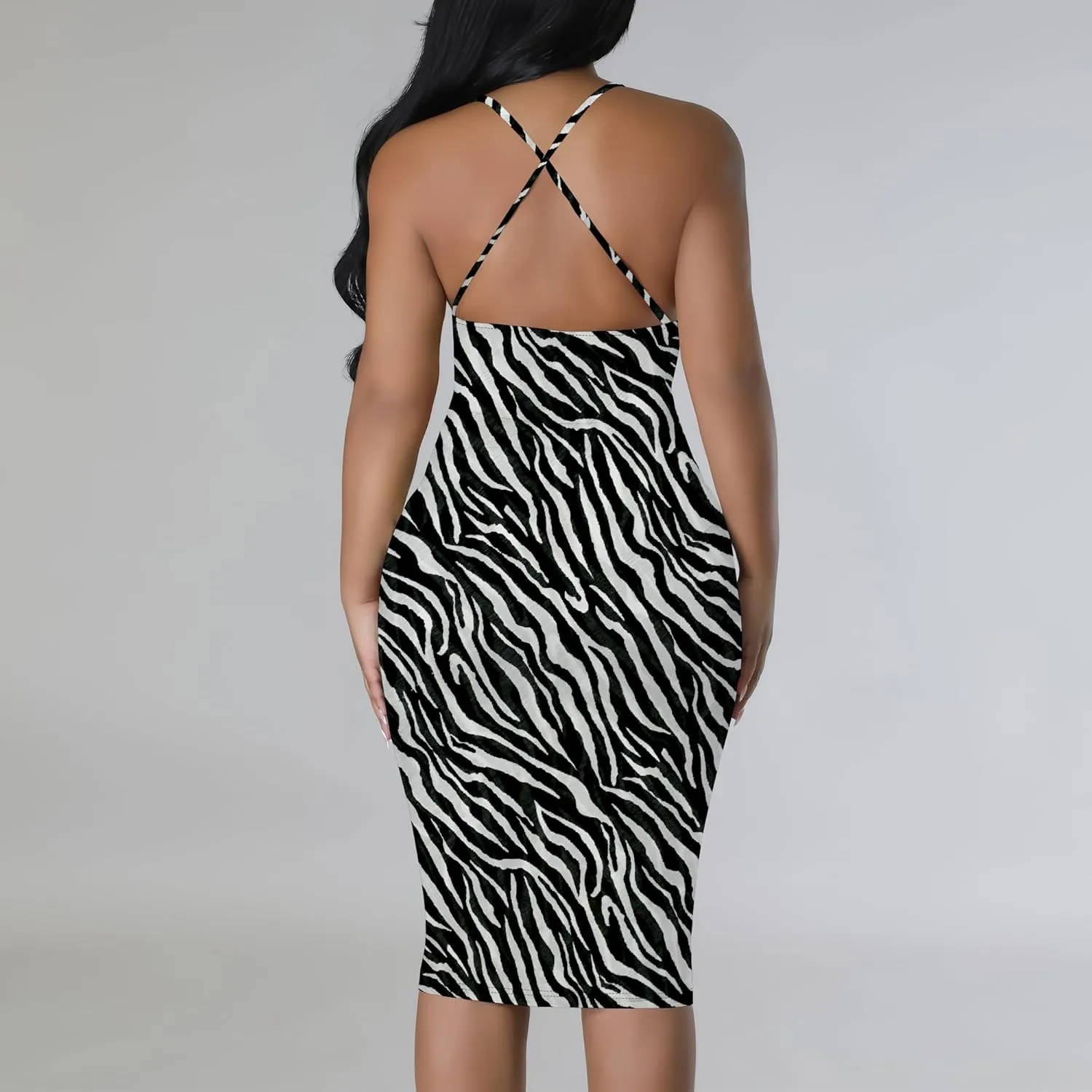 Mini Dress Sexy Bodycon Sundress for Women Summer Short Low Backless Spaghetti Strap Beach Boho Party Club Dresses