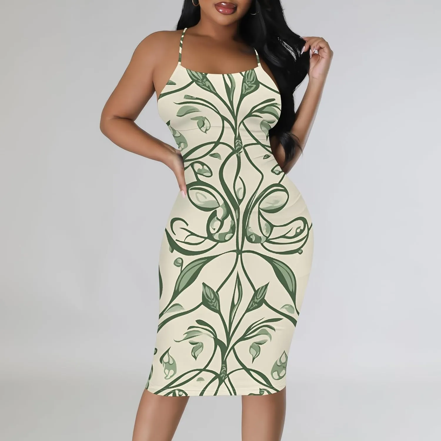Mini Dress Sexy Bodycon Sundress for Women Summer Short Low Backless Spaghetti Strap Beach Boho Party Club Dresses