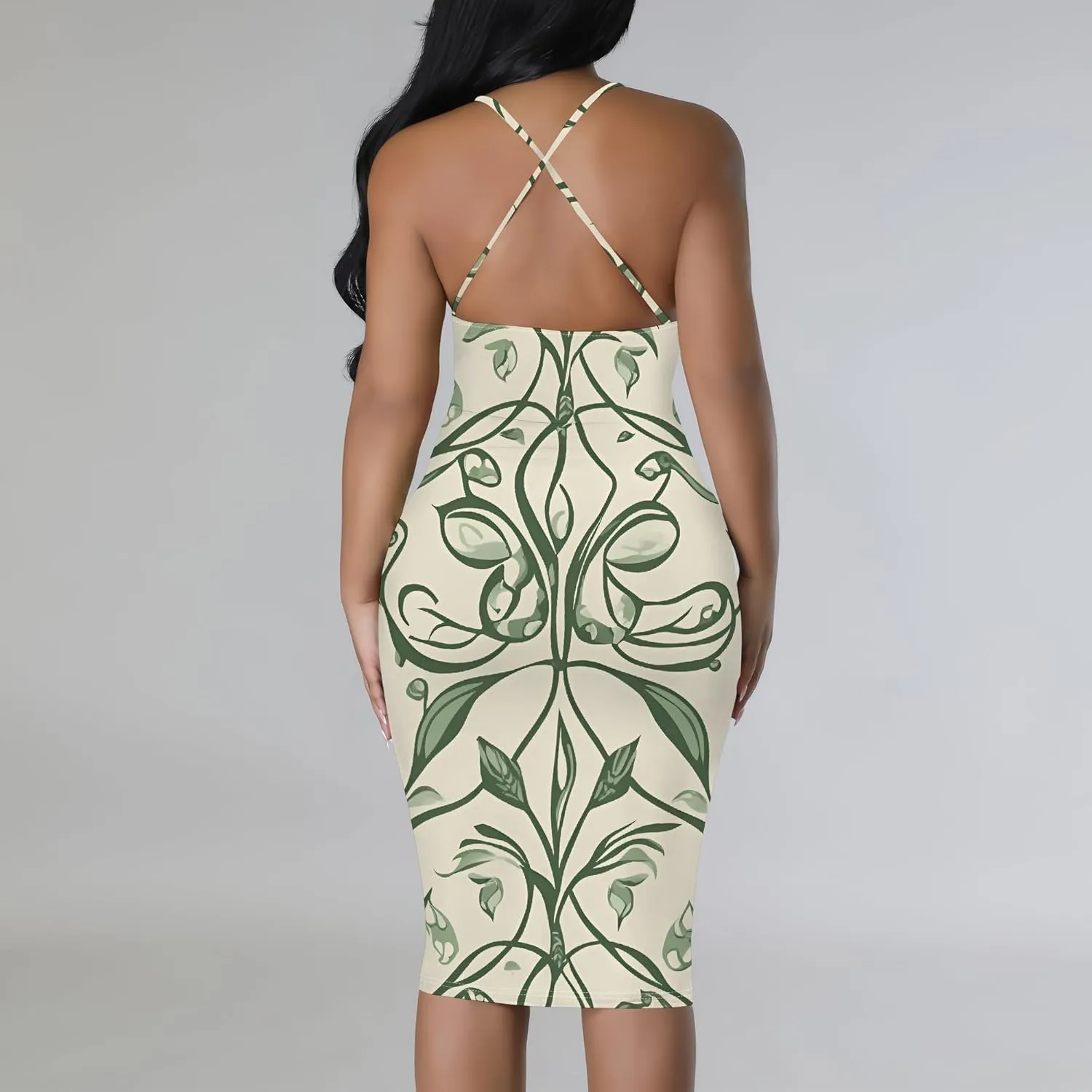 Mini Dress Sexy Bodycon Sundress for Women Summer Short Low Backless Spaghetti Strap Beach Boho Party Club Dresses
