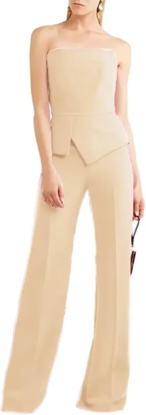 Mother of The Bride Pantsuits for Wedding Long Chiffon Prom Cocktail Jumpusit