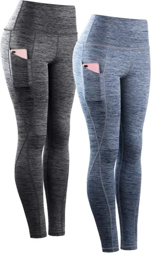 NELEUS Women's Yoga Pant Tummy Control High Waist Running Leggings with Pocket
