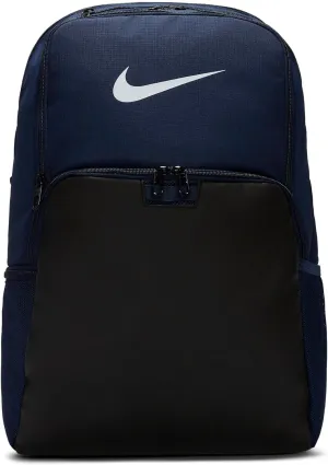 Nike Brasilia 9.5 Training Backpack, Midnight Navy/Black/White, Large