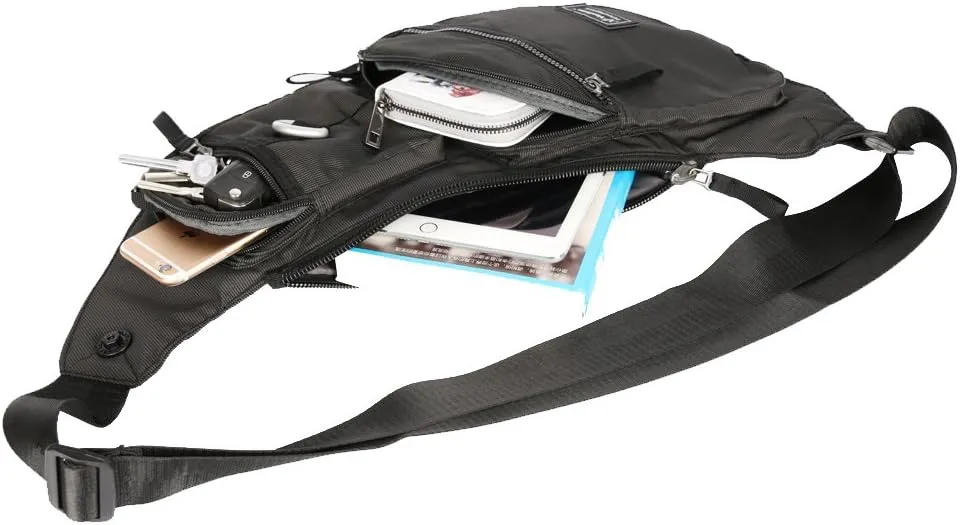 Nylon Sling Chest Bag Daypack Bicycle Travel Gym Backpack