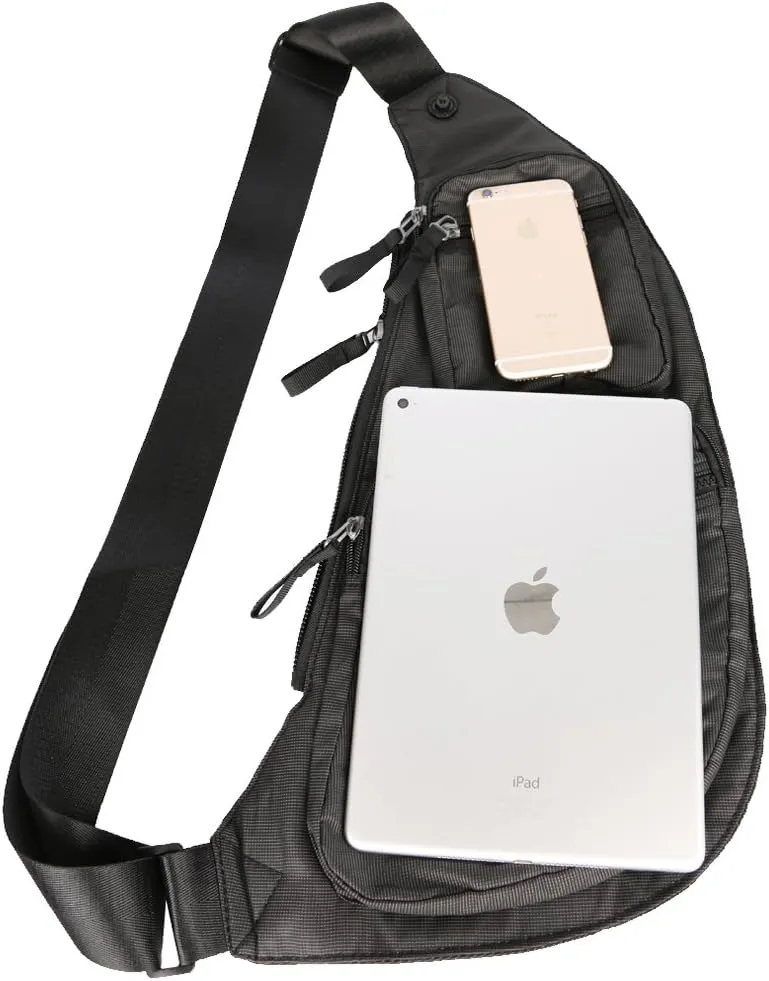 Nylon Sling Chest Bag Daypack Bicycle Travel Gym Backpack