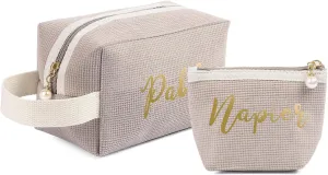 Personalized Toiletry Bag Set for Women Girls with Name Custom Dopp Kits Travel Organizer for Women Wife Mother Daughter Gifts (Color 3-Set), NE005400
