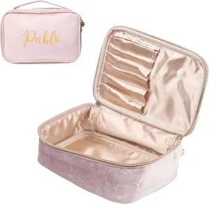 Personalized Toiletry Bag Set for Women Gitfs with Name Custom Dopp Kits Travel Organizer for Wife Mother Daughter Mother's Day (Color 3)