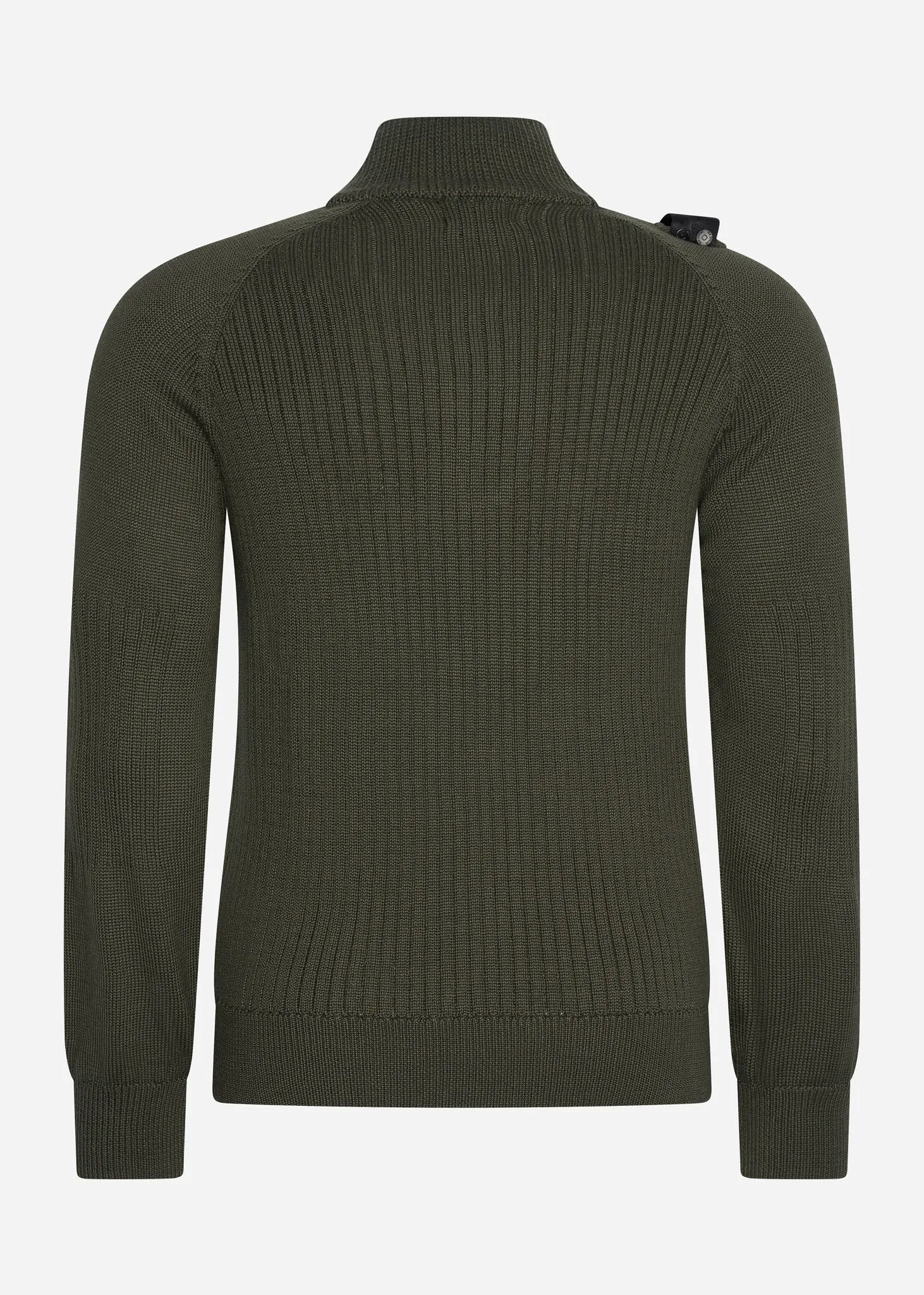 Quarter zip knit - oil slick