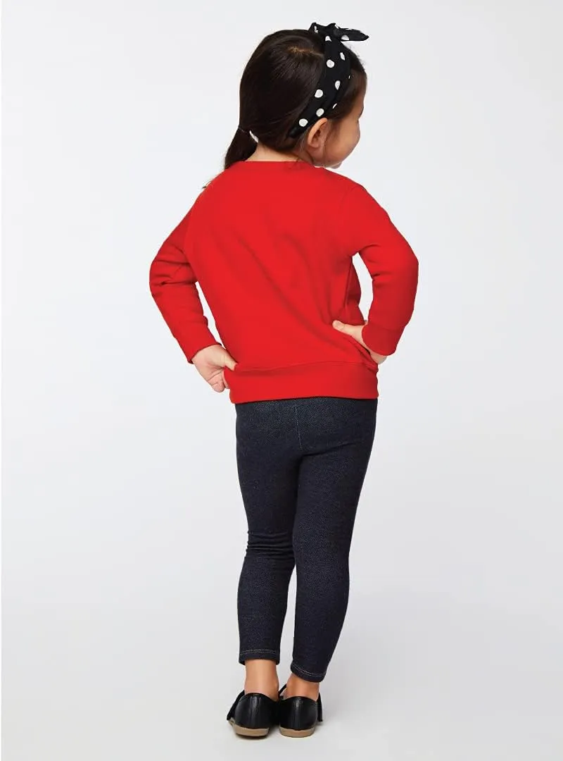RABBIT SKINS Toddler Boy & Girl Fleece Long Sleeve Pullover Sweatshirt| 2T to Size 7, 3 Pack Bulk Set