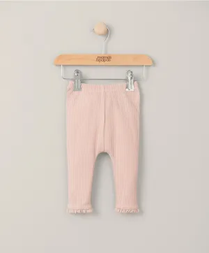 Ribbed Leggings - Pink
