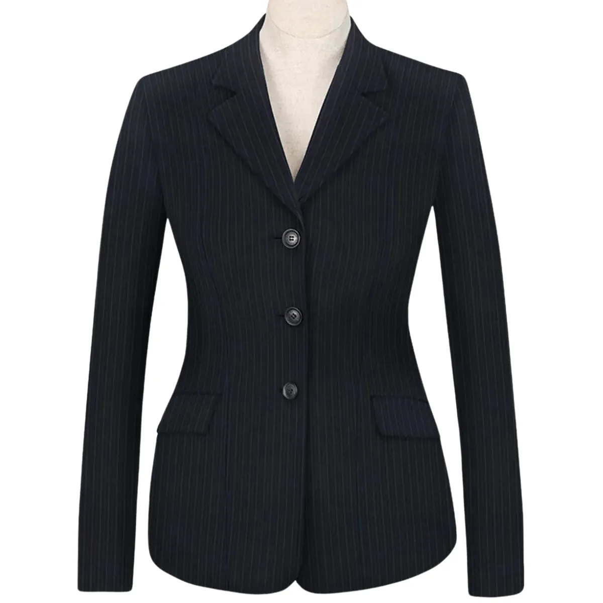 RJ Classics 'Monterey' Orange Label Show Coat in Black Stripe - Women's 6S