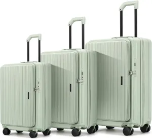 ROAMING Luggage Sets Hard shell Suitcase Top Opening Expandable with Spinner Wheels,Sturdy Large Suitcase Tsa Lock 20 Inch Carry on 24/28 Inch Checked Luggage,3-Piece Set (20/24/28) for Woman Men.