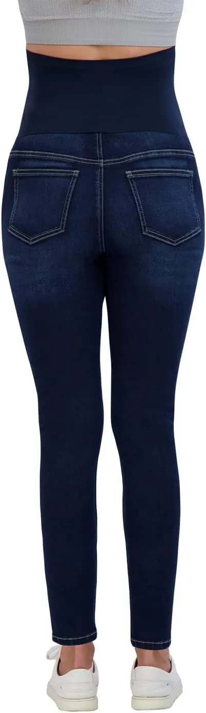 Savi Parker Womens Maternity Jeans Over The Belly - Pregnancy Clothes for All Seasons, Maternity Pants