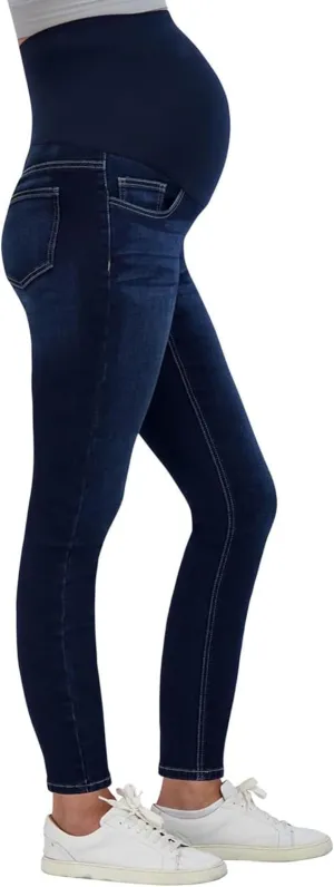 Savi Parker Womens Maternity Jeans Over The Belly - Pregnancy Clothes for All Seasons, Maternity Pants