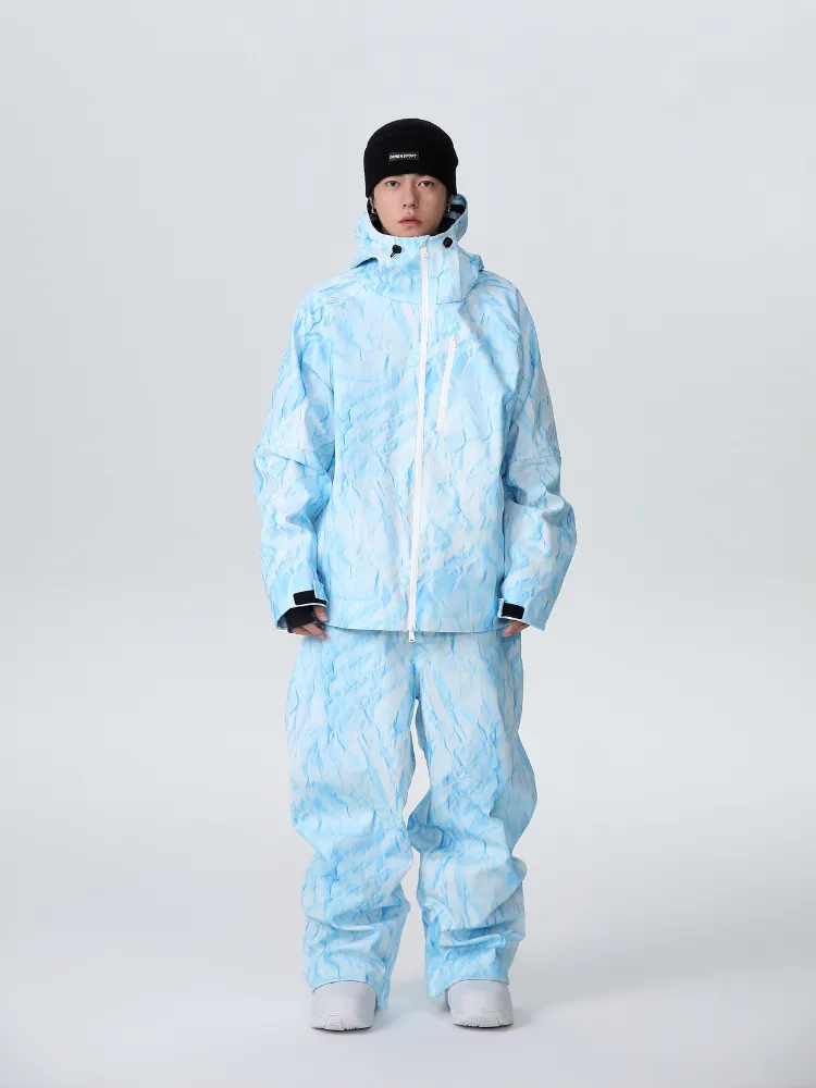 Searipe Denim Drift Baggy Snow Suit - Men's