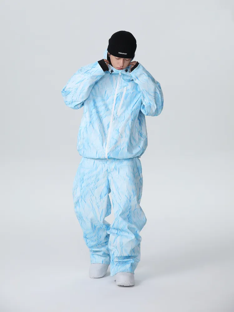 Searipe Denim Drift Baggy Snow Suit - Men's