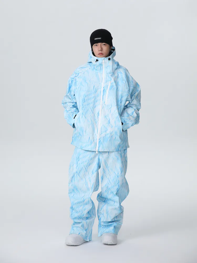 Searipe Denim Drift Baggy Snow Suit - Men's