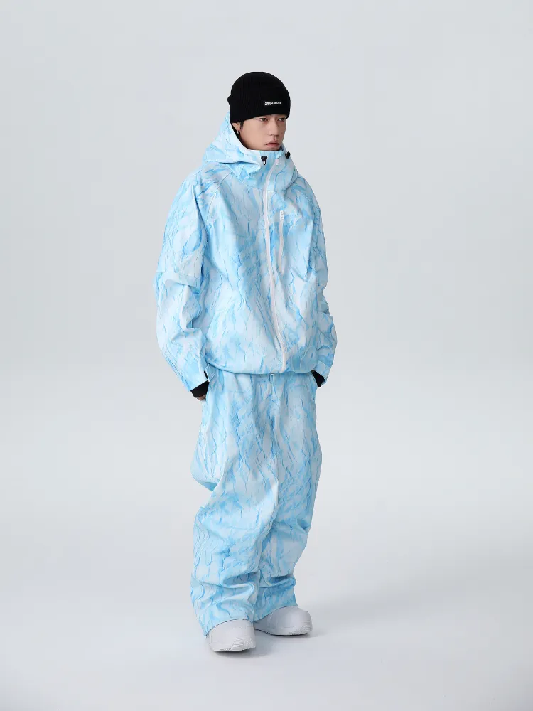 Searipe Denim Drift Baggy Snow Suit - Men's