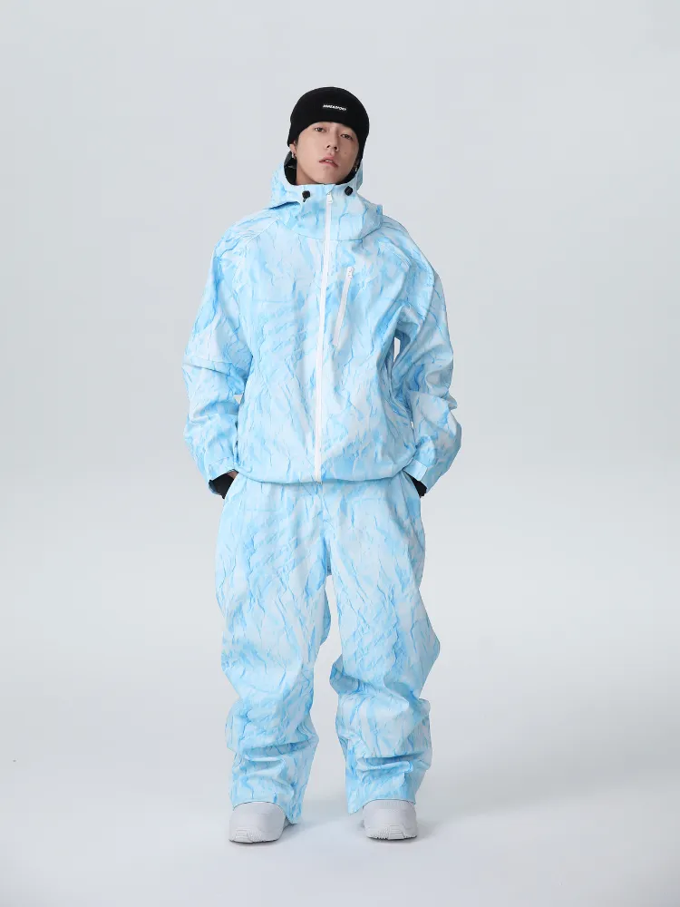 Searipe Denim Drift Baggy Snow Suit - Men's