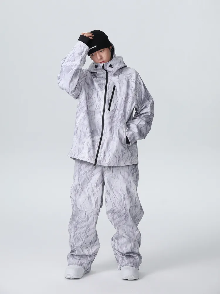 Searipe Denim Drift Baggy Snow Suit - Men's