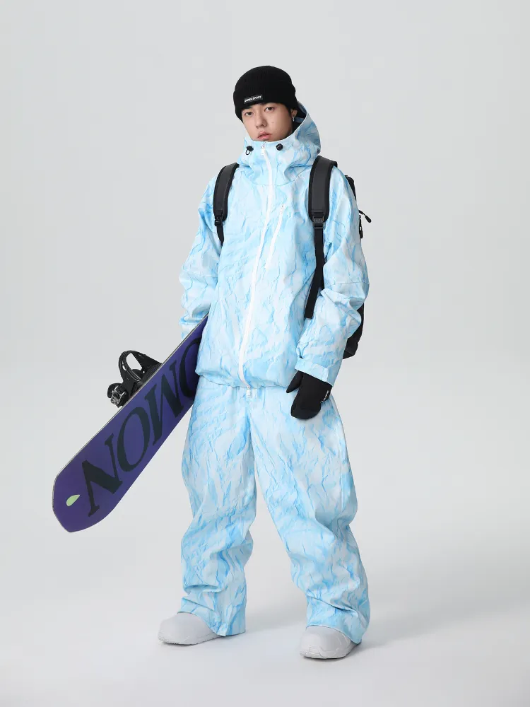 Searipe Denim Drift Baggy Snow Suit - Men's