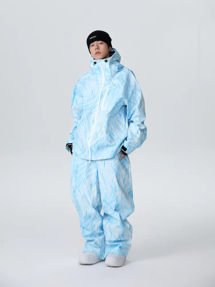 Searipe Denim Drift Baggy Snow Suit - Men's