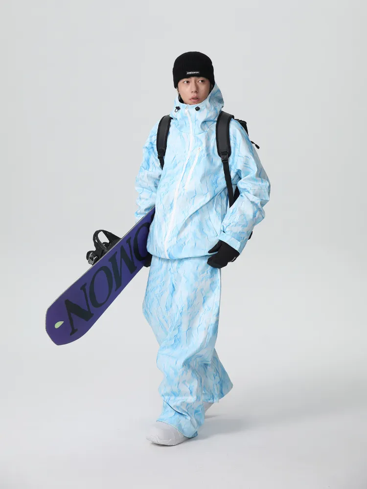 Searipe Denim Drift Baggy Snow Suit - Men's