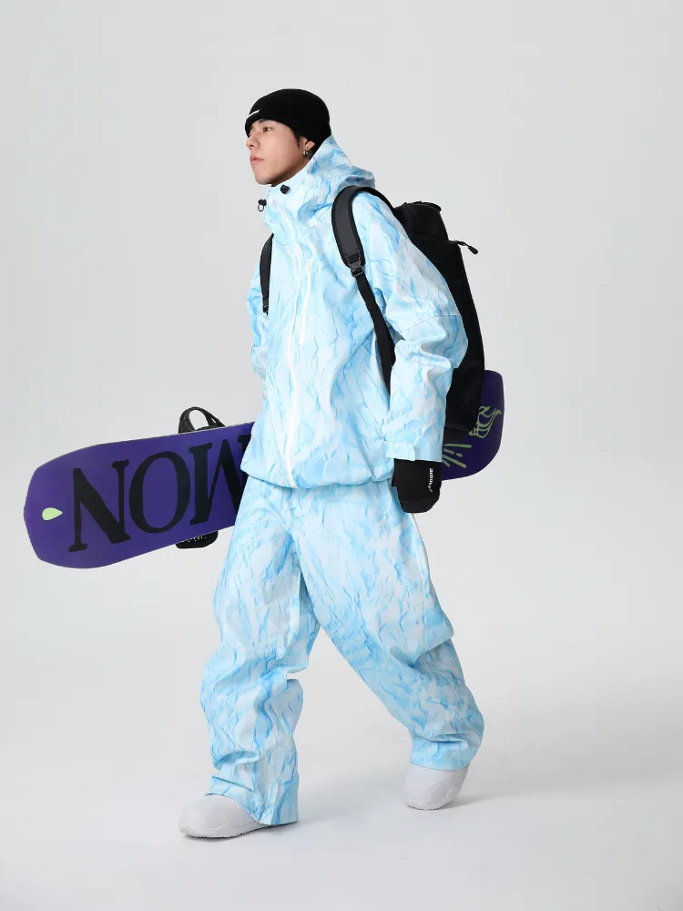 Searipe Denim Drift Baggy Snow Suit - Men's