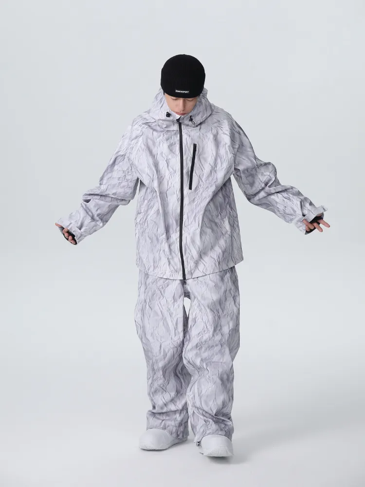 Searipe Denim Drift Baggy Snow Suit - Men's