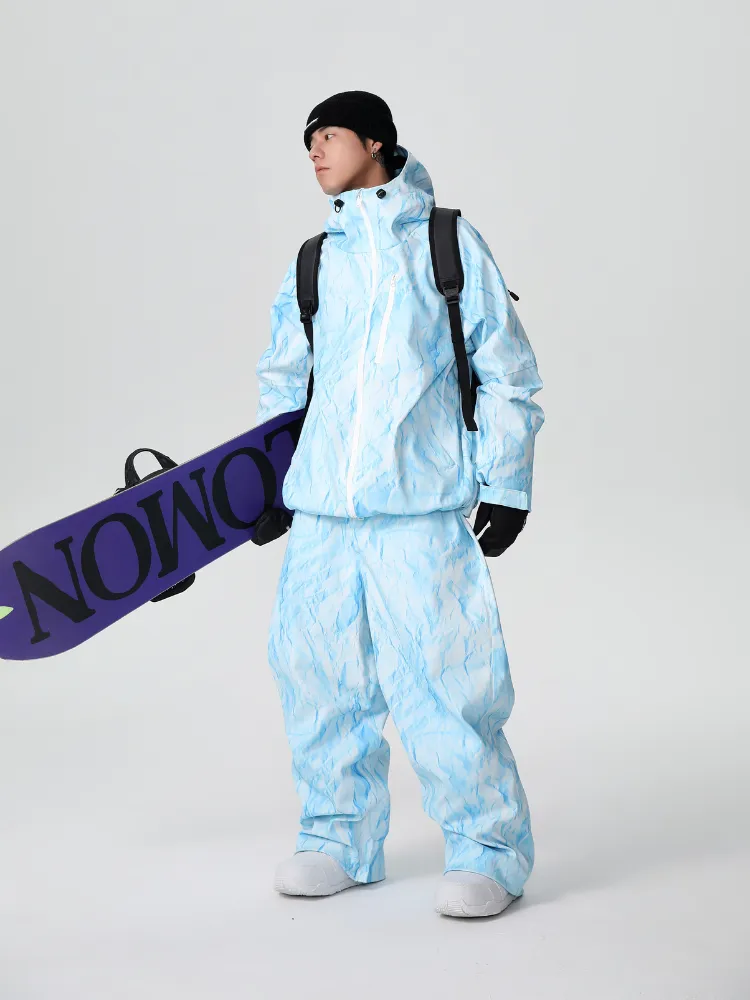 Searipe Denim Drift Baggy Snow Suit - Men's