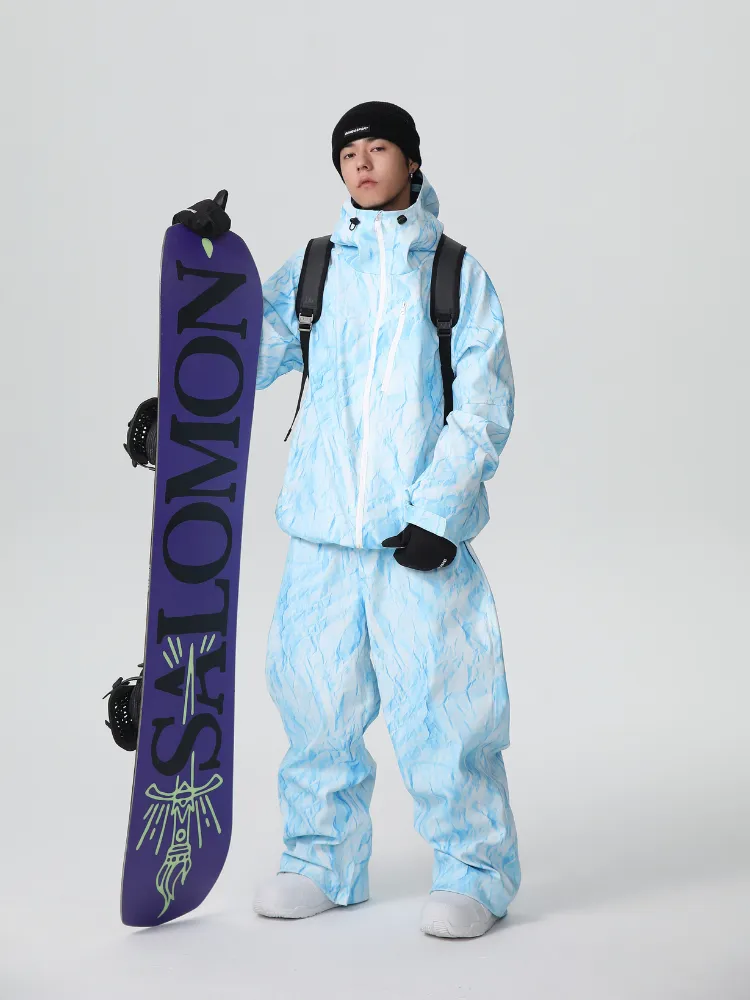 Searipe Denim Drift Baggy Snow Suit - Men's