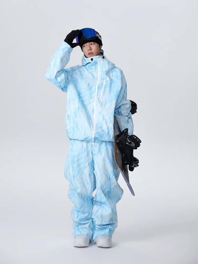 Searipe Denim Drift Baggy Snow Suit - Men's