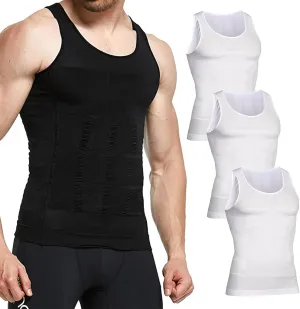 Shaper Vest Men Shaperluv Tank 2.0 Mens Sleeveless Slimming Undershirts Tummy Control and Body Shaper Tank Top