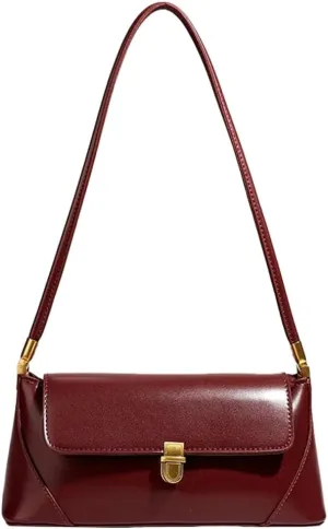 Shoulder Bag Tote Handbag for Women Vintage Leather Underarm Purse Tote Bag Cute Hobo Handbag Small Clutch for Travel Work