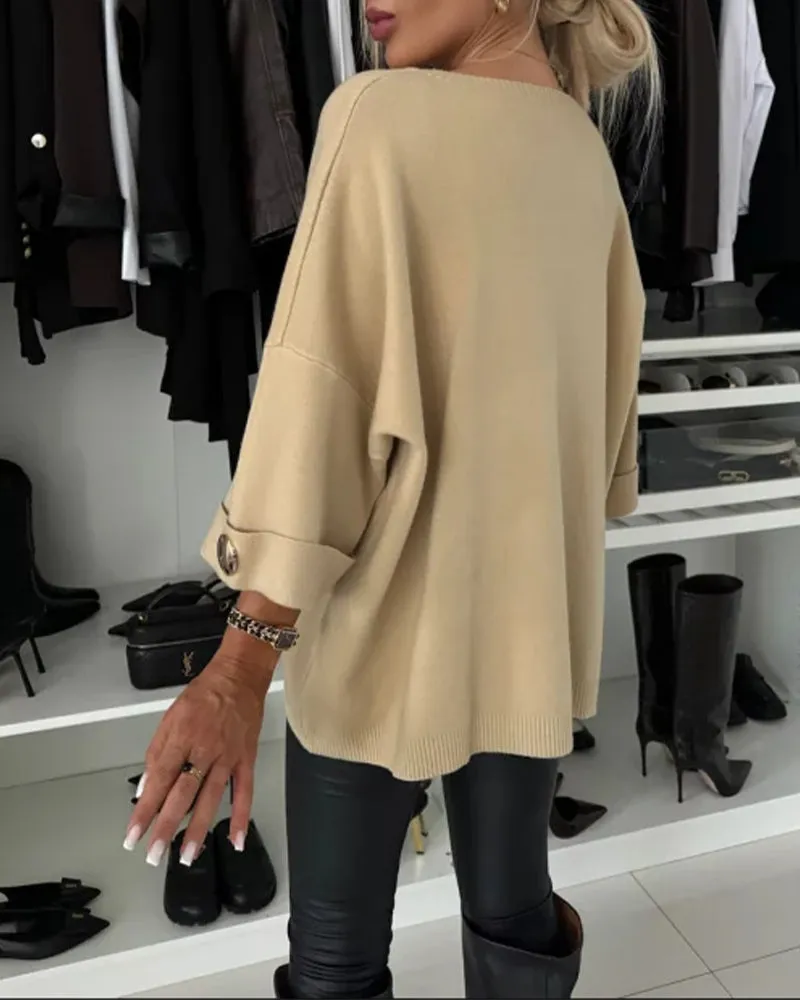 Sophies Buttoned Bliss Sweater