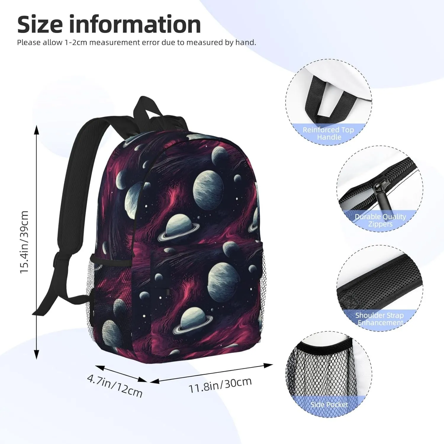Space Galaxy Nebula Cute Backpack For Teenage Girls And Boys Cute Kids Backpacks Children School Bag