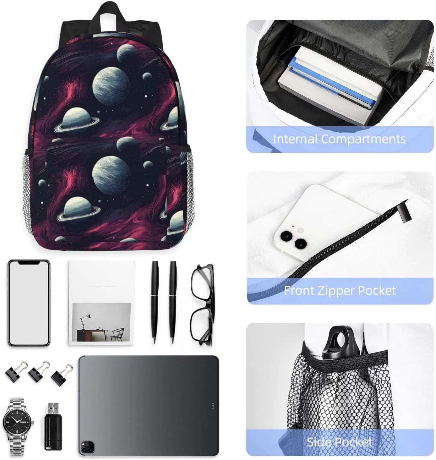 Space Galaxy Nebula Cute Backpack For Teenage Girls And Boys Cute Kids Backpacks Children School Bag