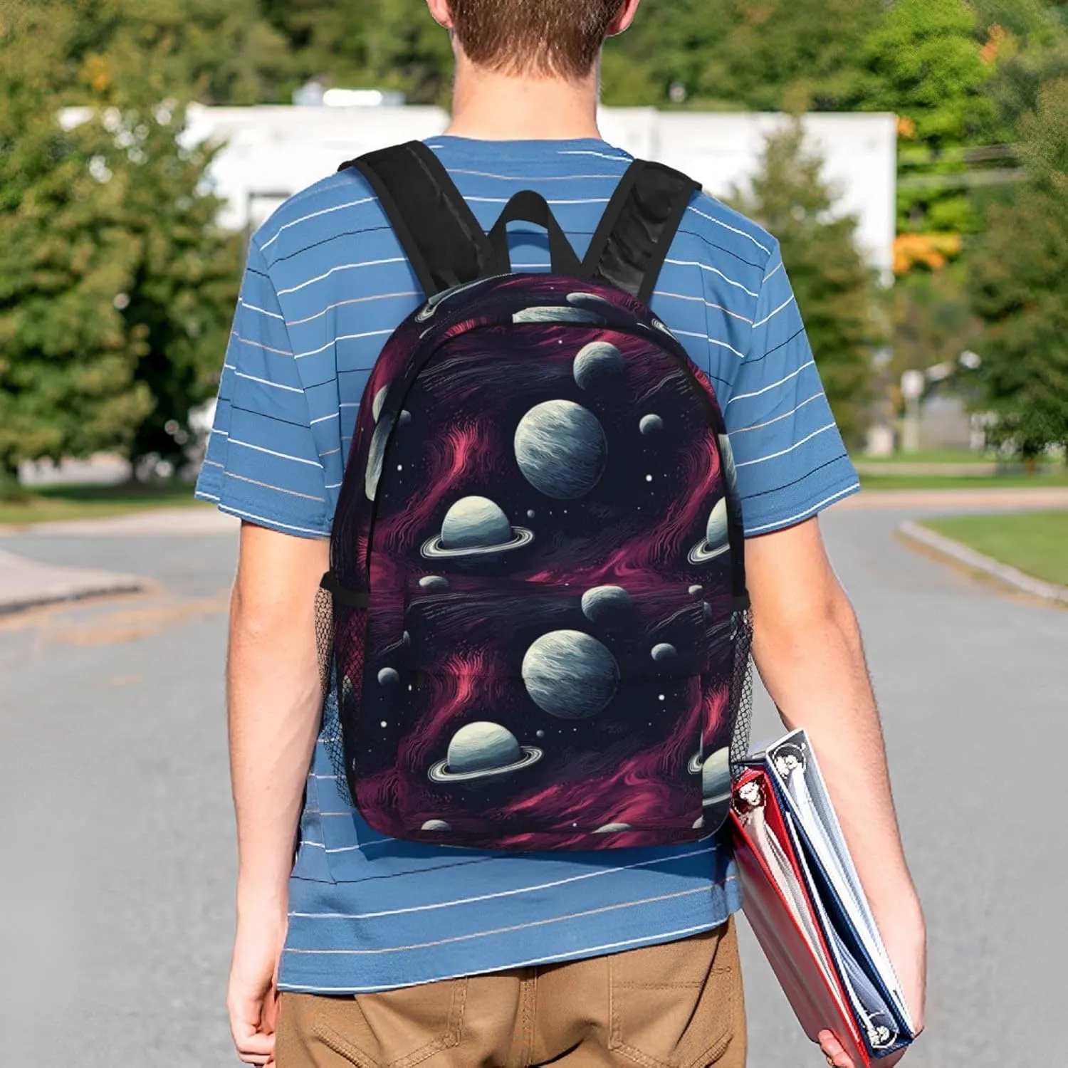 Space Galaxy Nebula Cute Backpack For Teenage Girls And Boys Cute Kids Backpacks Children School Bag