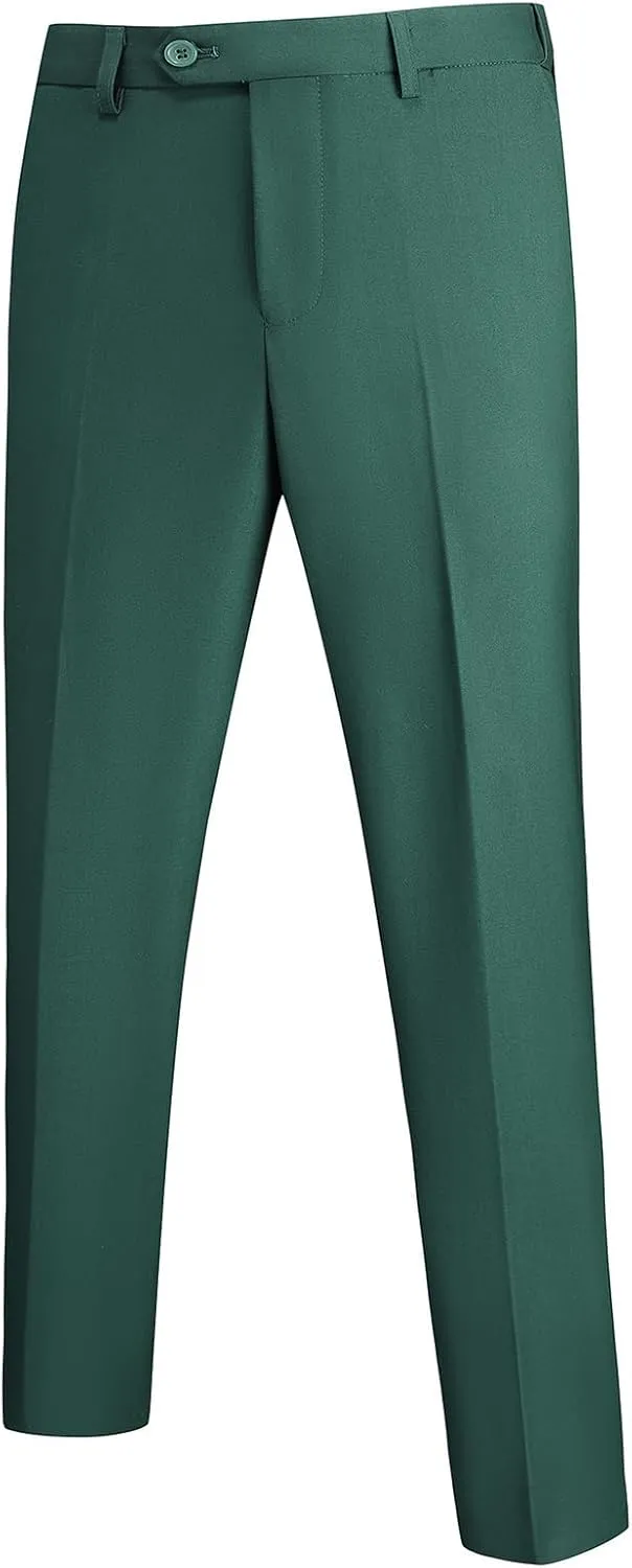 Suit for Men Solid Double Breasted 2 Piece Tuxedo Set Regular Fit Peak Lapels Jacket and Pants